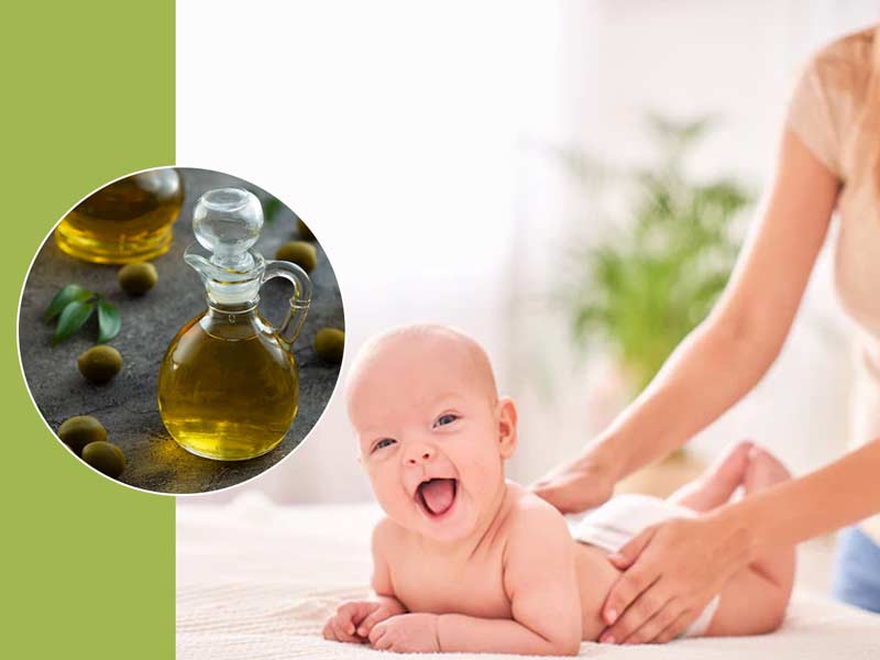 Expert Shares The Benefits of Massaging Your Baby With Olive Oil